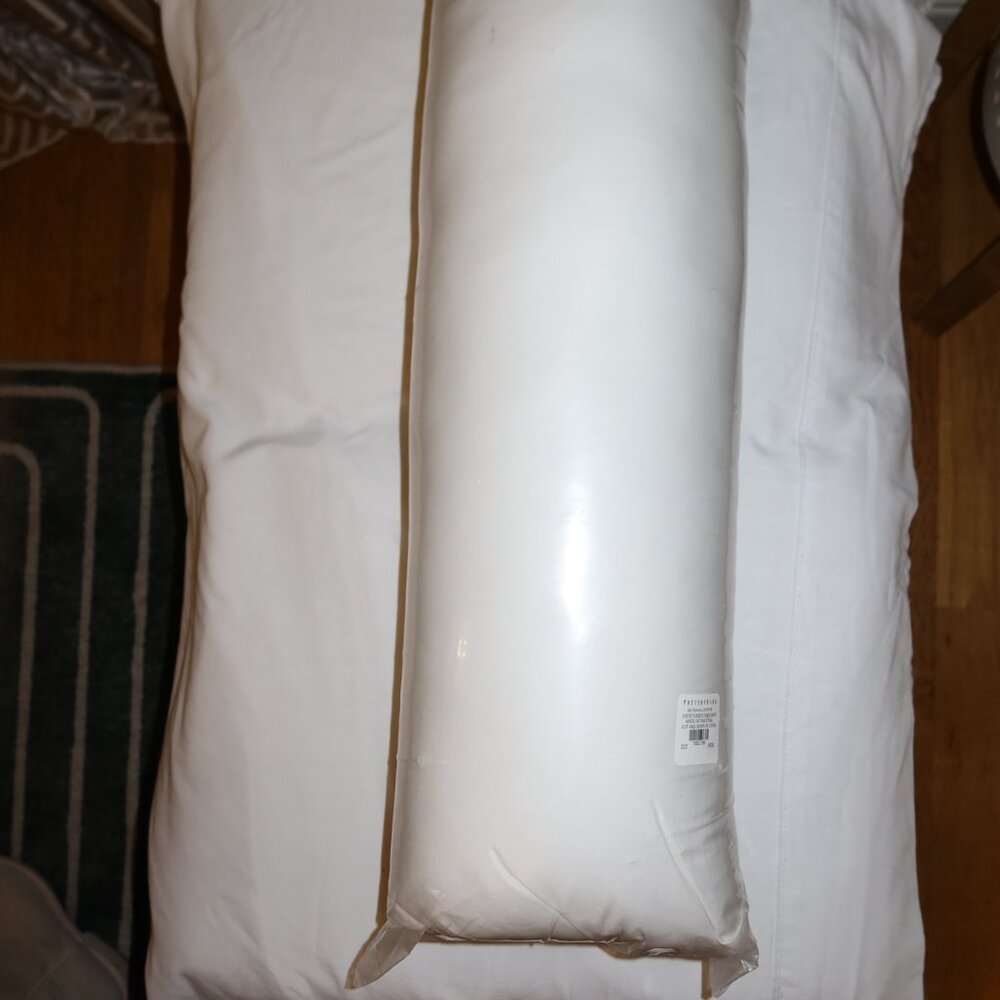 Pottery Barn Faux Mink Pillow Cover & Insert [Euro Size, 24x24] **NWT** - Picture 9 of 10